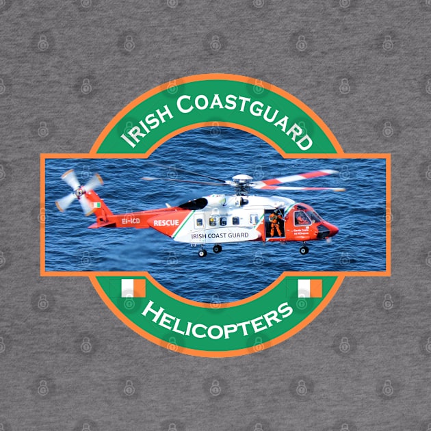 Irish Coastguard search and rescue Helicopter, by AJ techDesigns